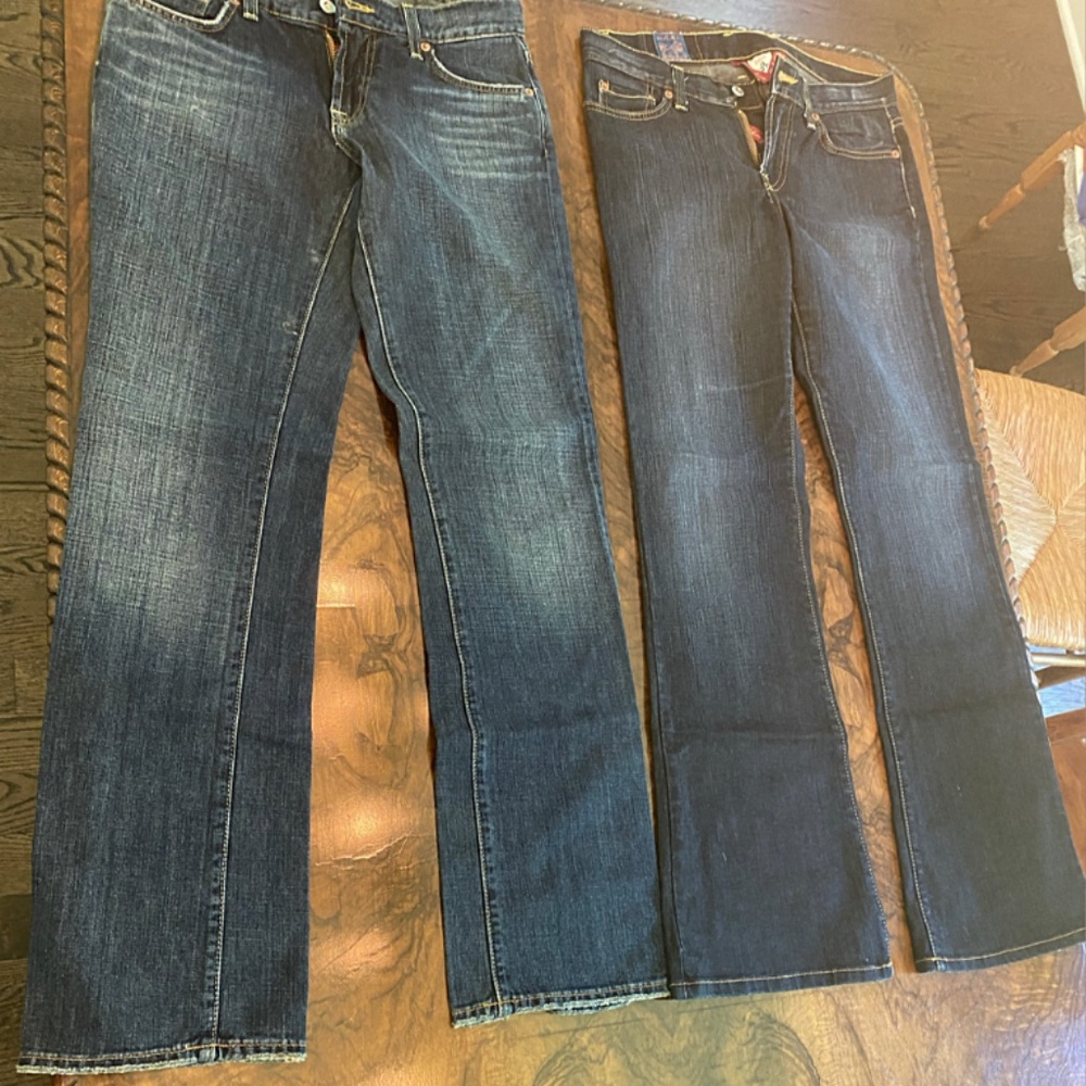 2 Lucky Brand Jeans Women's Size 4- 2 PAIR BUNDLE